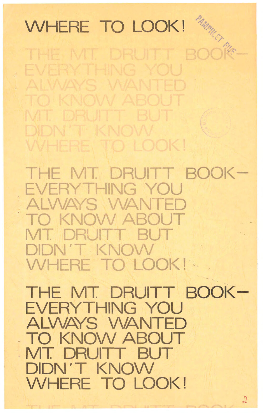 The Mount Druitt Book - Everything You Always Wanted to Know about Mt Druitt, but Didn't Know Where to Look! 
