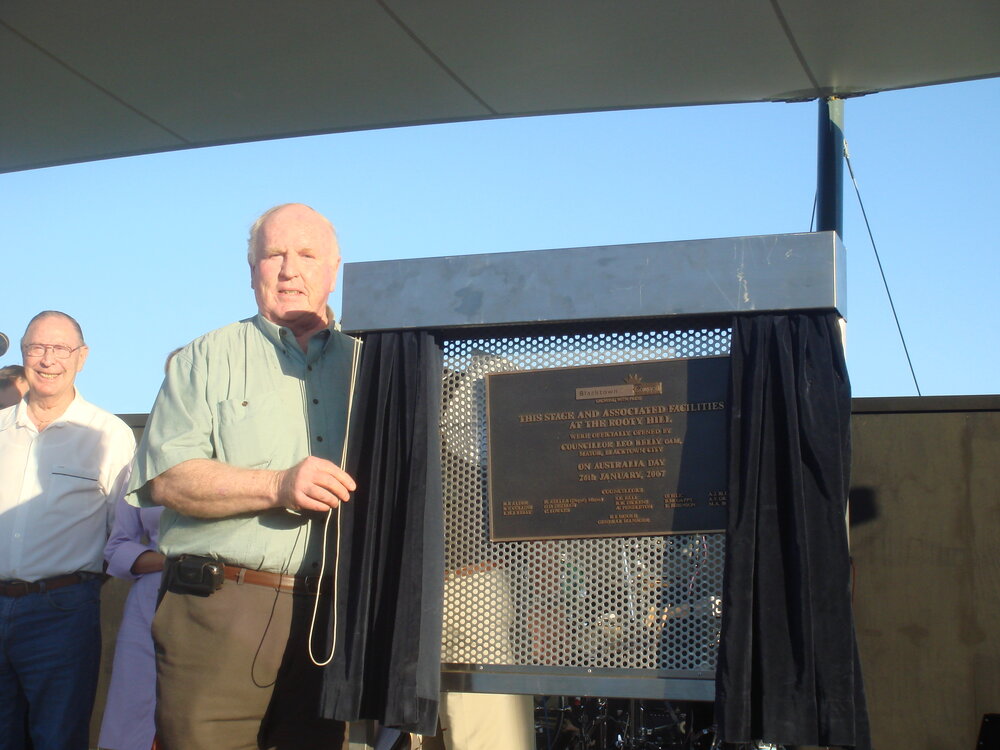 The Rooty Hill stage and associated facilities, official opening 