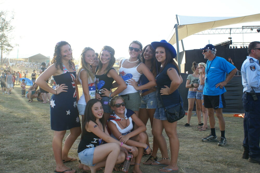 Australia Day celebrations at The Rooty Hill, 2011