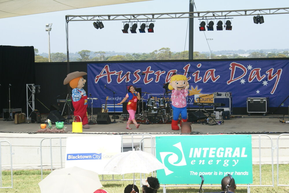 Australia Day celebrations at The Rooty Hill, 2011