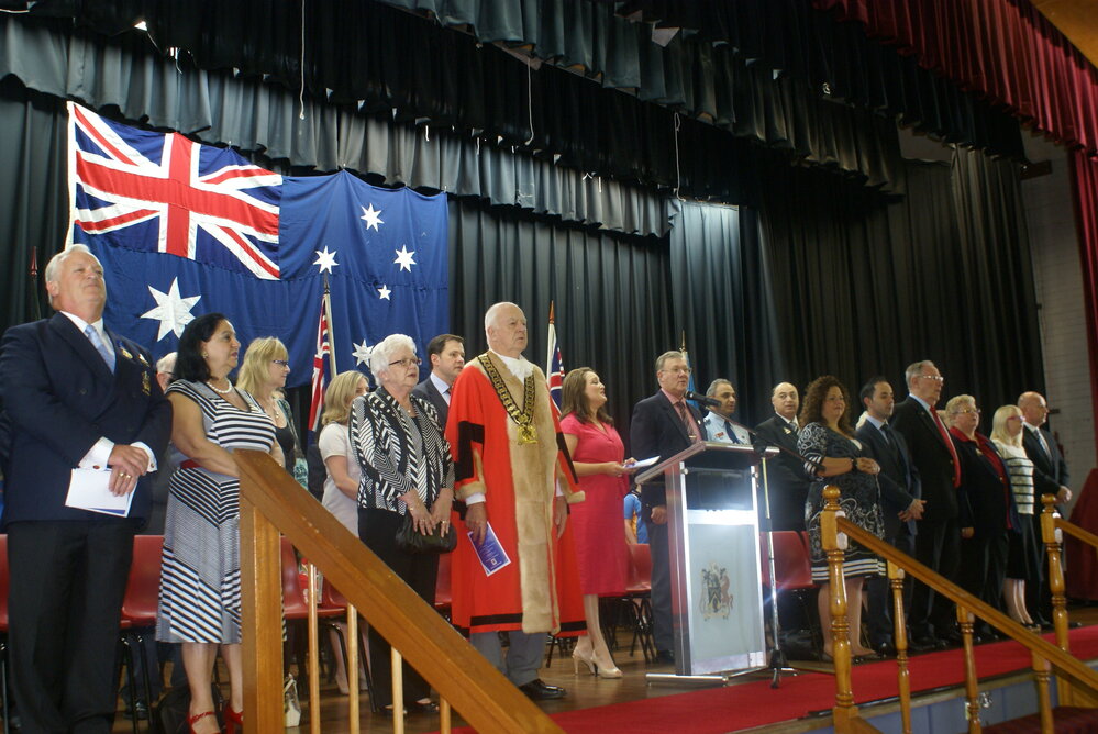 Citizenship Ceremony, Bowman Hall, 2012