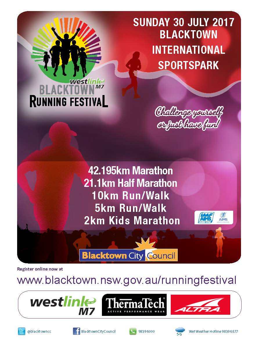 Westlink/M7 Blacktown Running Festival, 2017