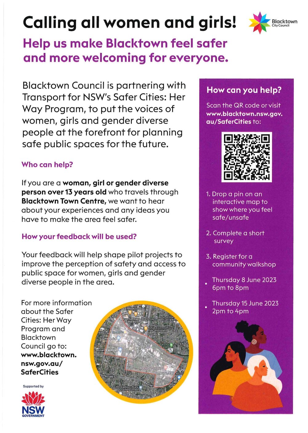 Safer Cities: Her Way Program, 2023