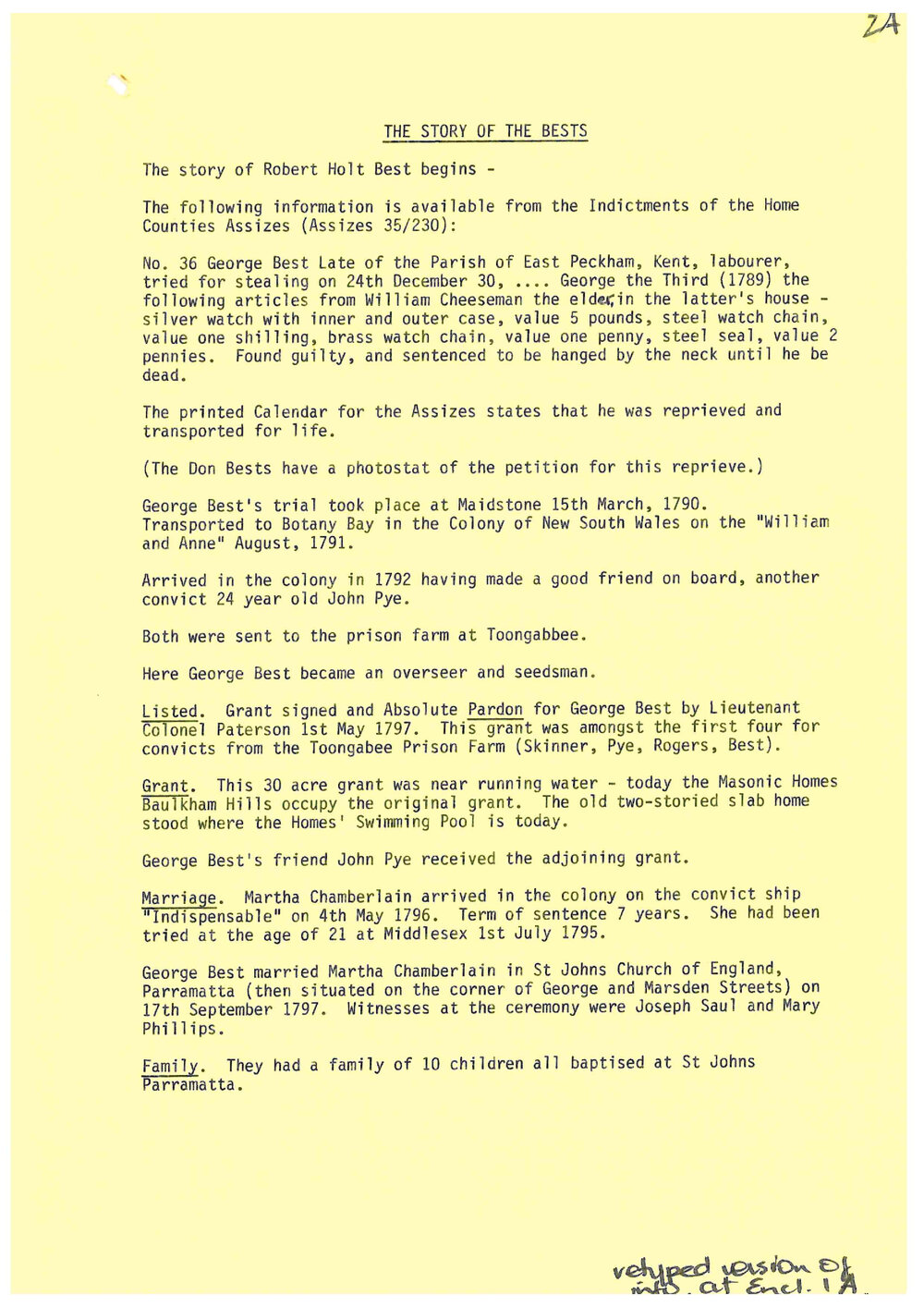 The Story of the Bests n.d.