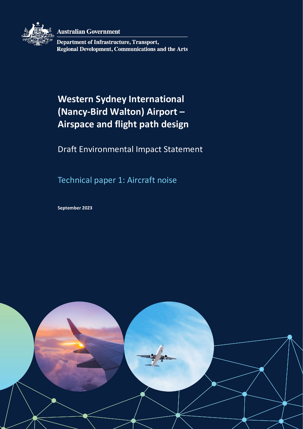Western Sydney International Airport Technical Paper 1: Aircraft Noise, 2023