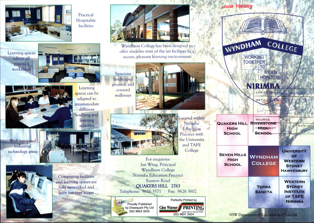 Wyndham College Nirimba, c2000