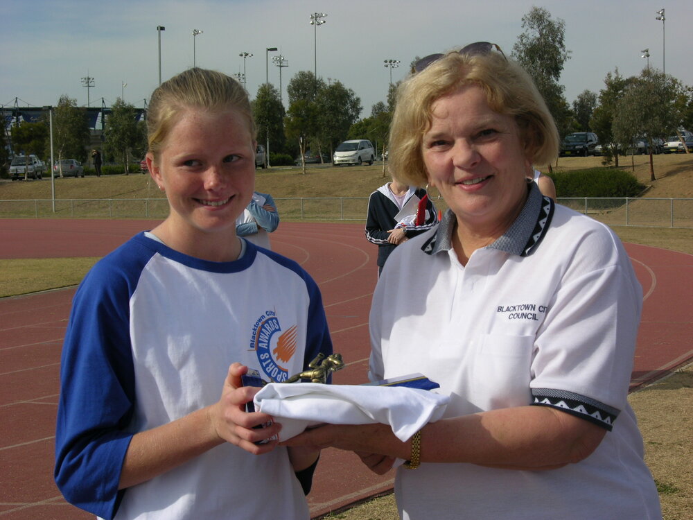 Blacktown City Fun Run trophy presentation, 2005