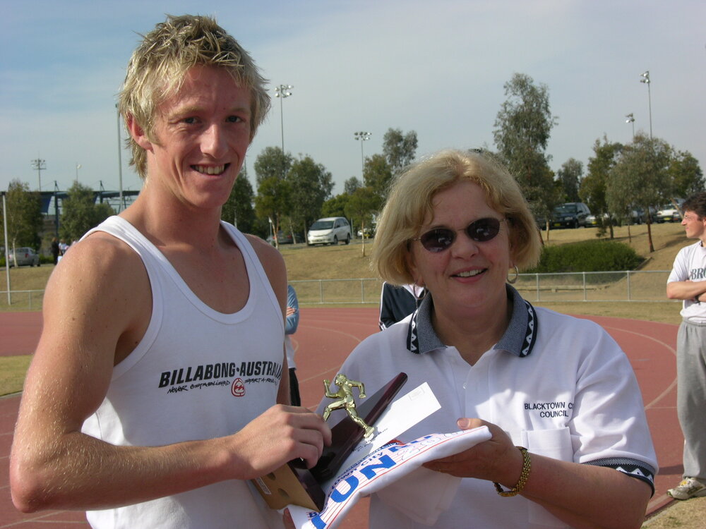 Blacktown City Fun Run trophy presentation, 2005