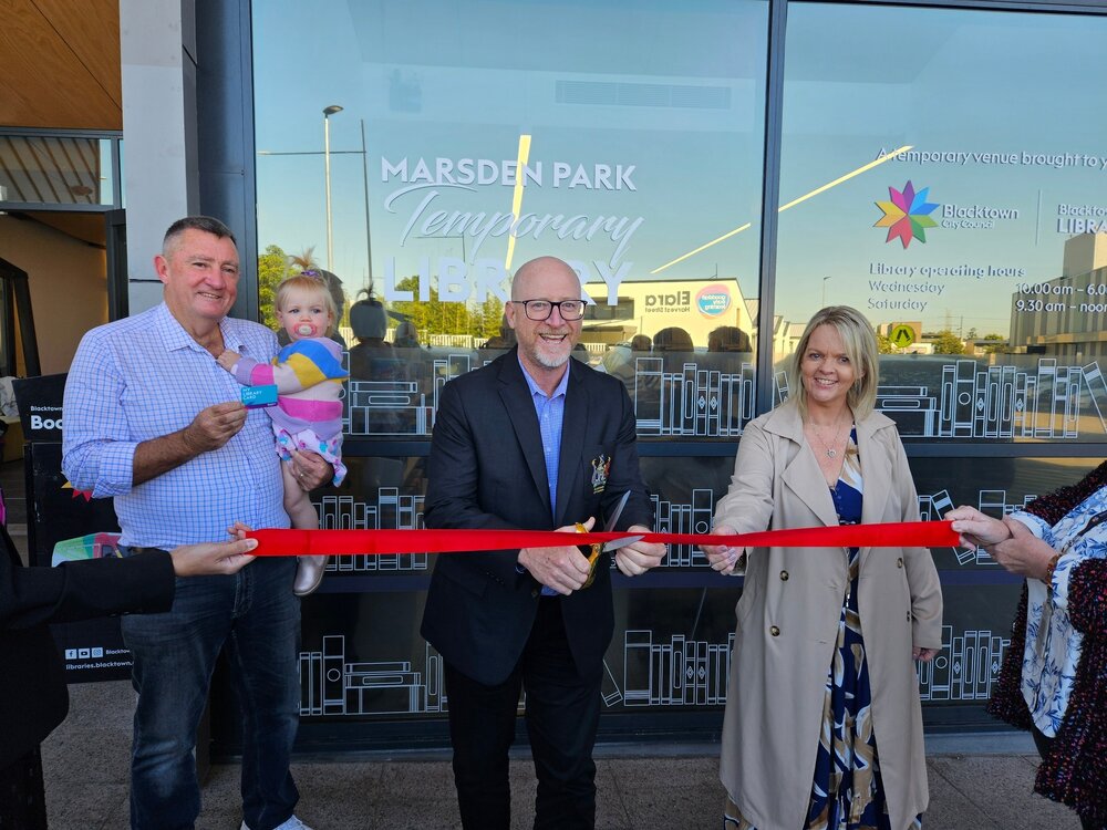 Marsden Park Temporary Library, Marsden Park - Official opening