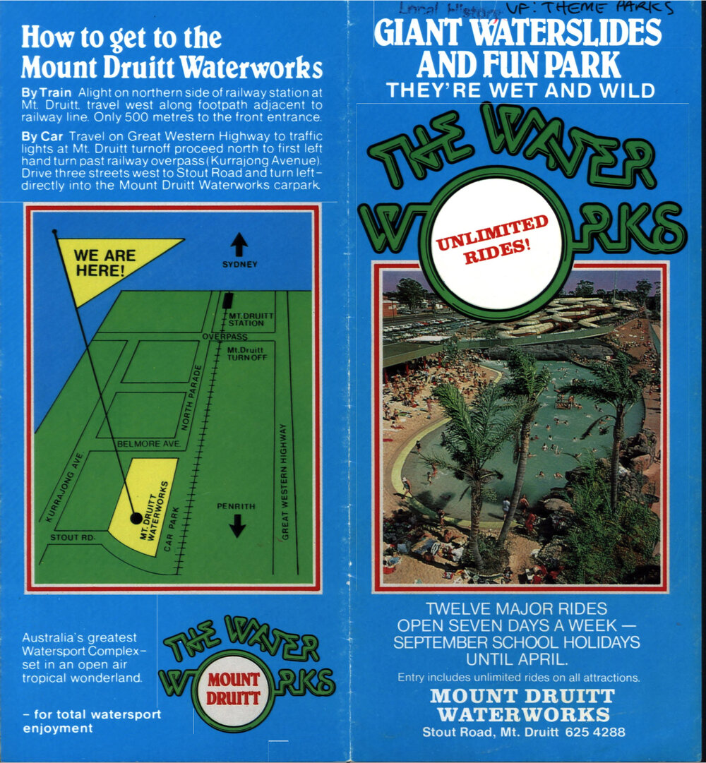 Mount Druitt Waterworks pamphlet,1986