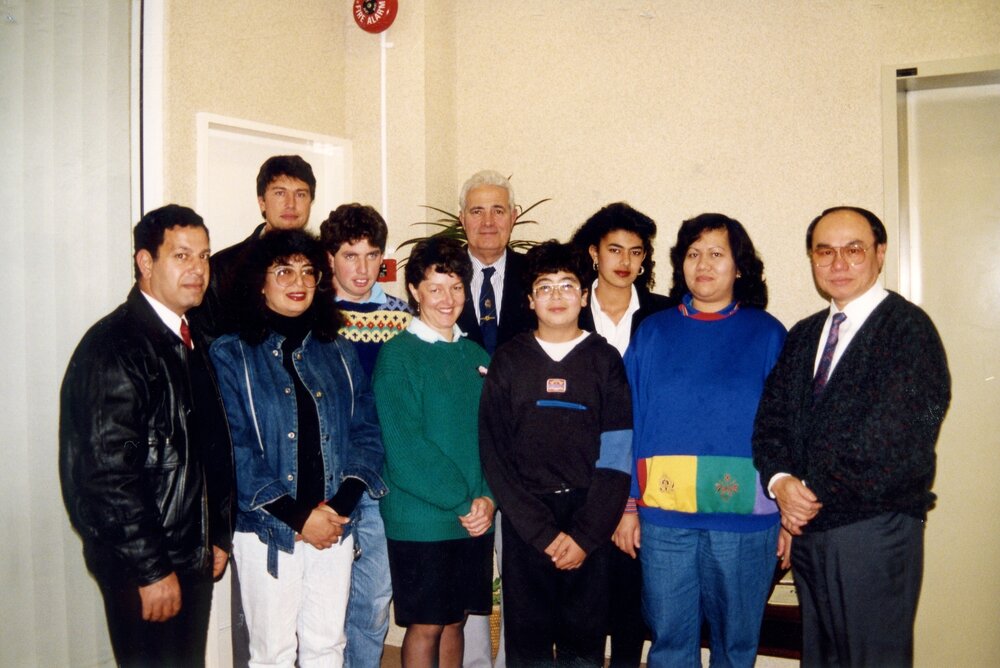 Cr George Nicolaidis with unknown group