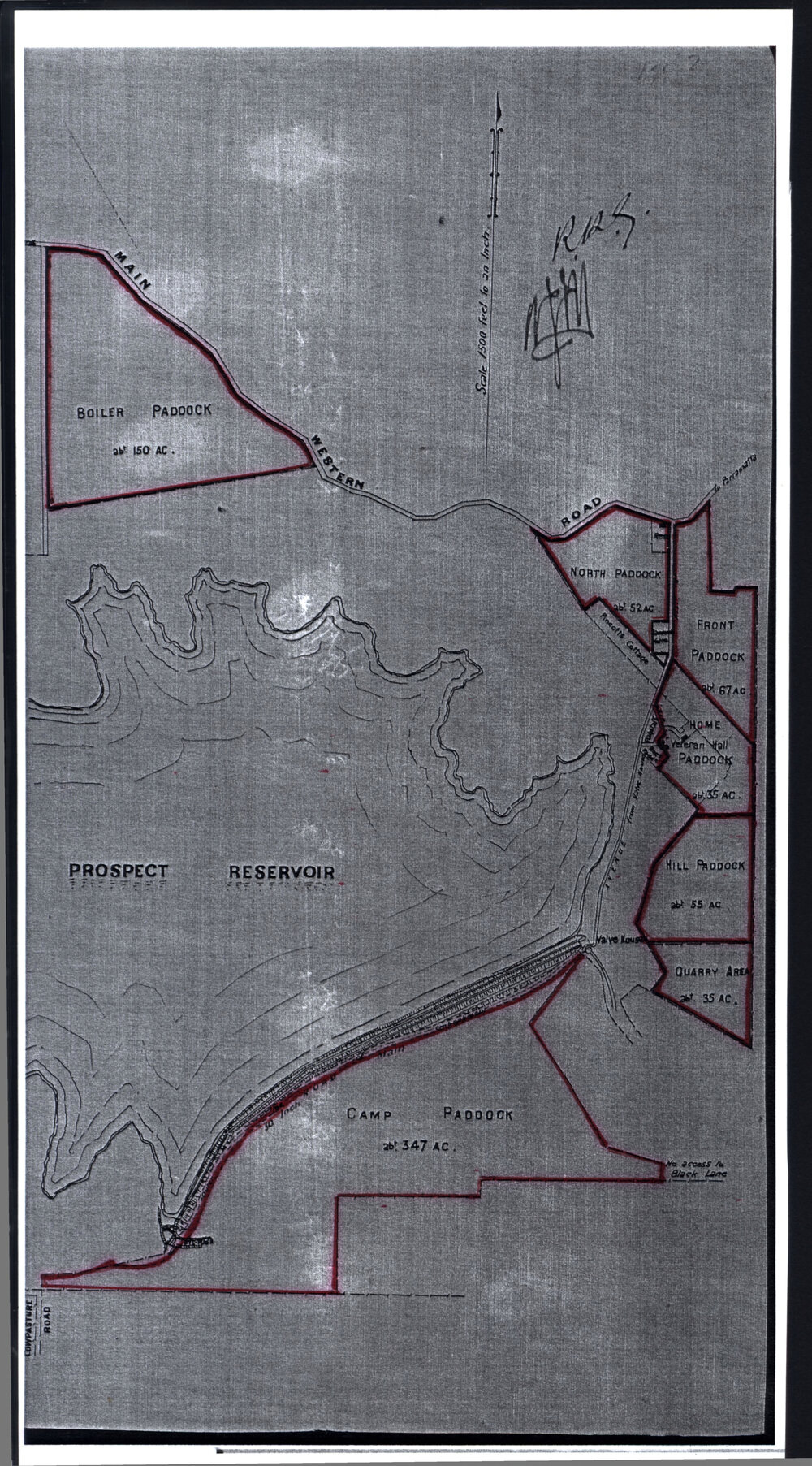 The Land Paddocks around Prospect Reservoir 