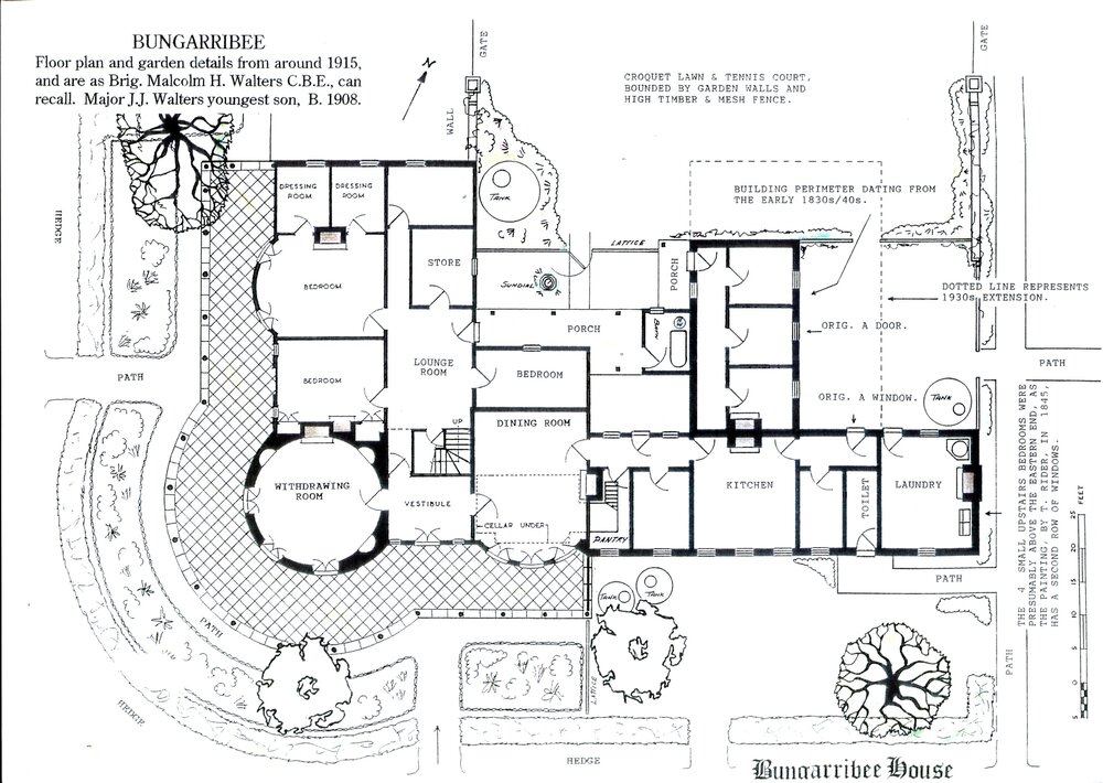 Bungarribee House, Doonside - Floor Plan