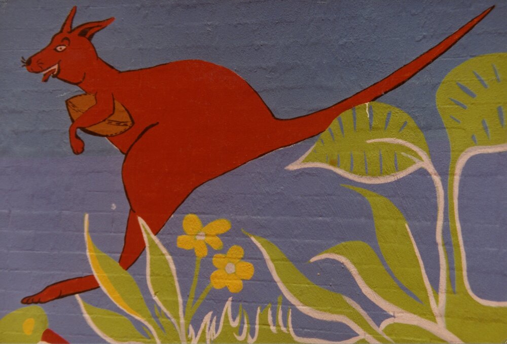 Max Webber Library mural