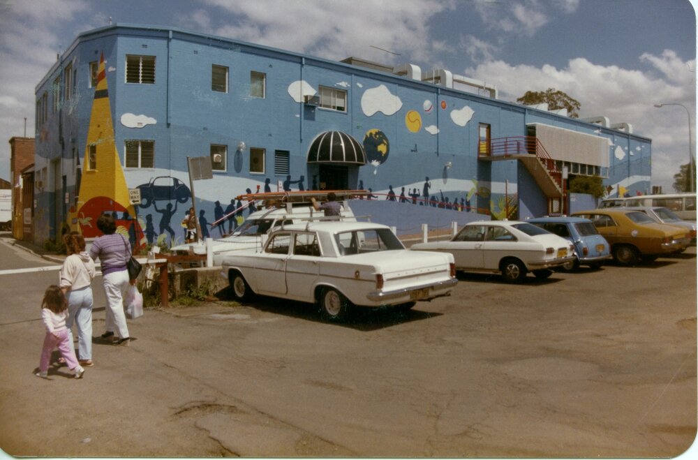 Max Webber Library mural