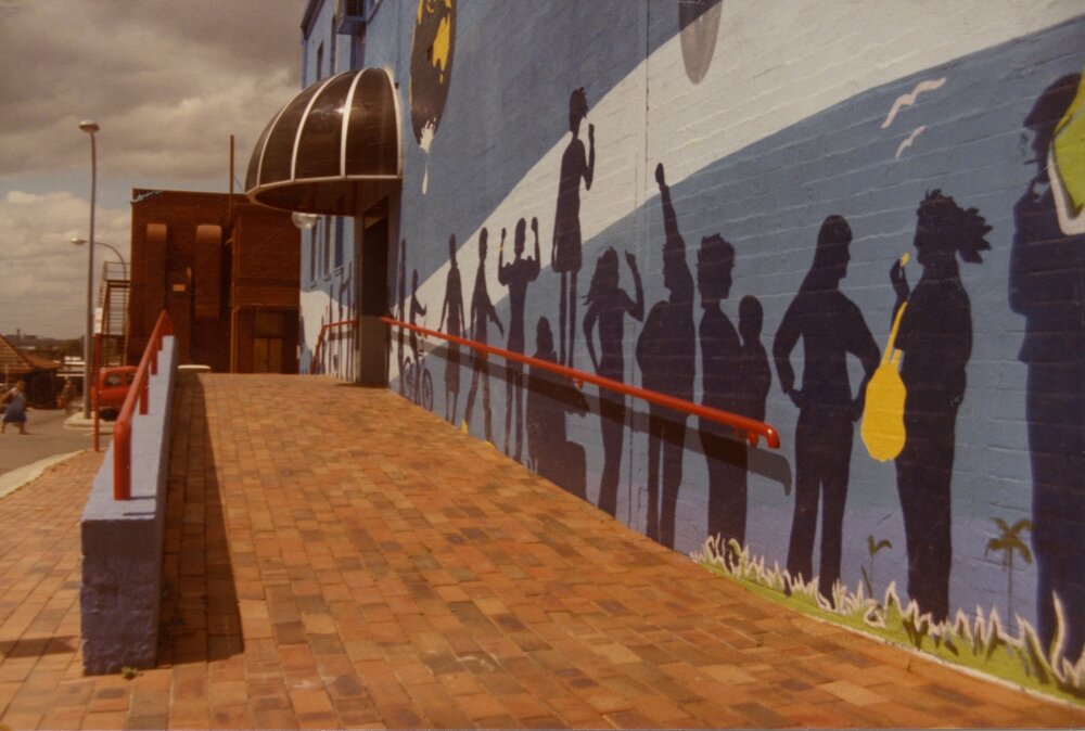 Max Webber Library mural