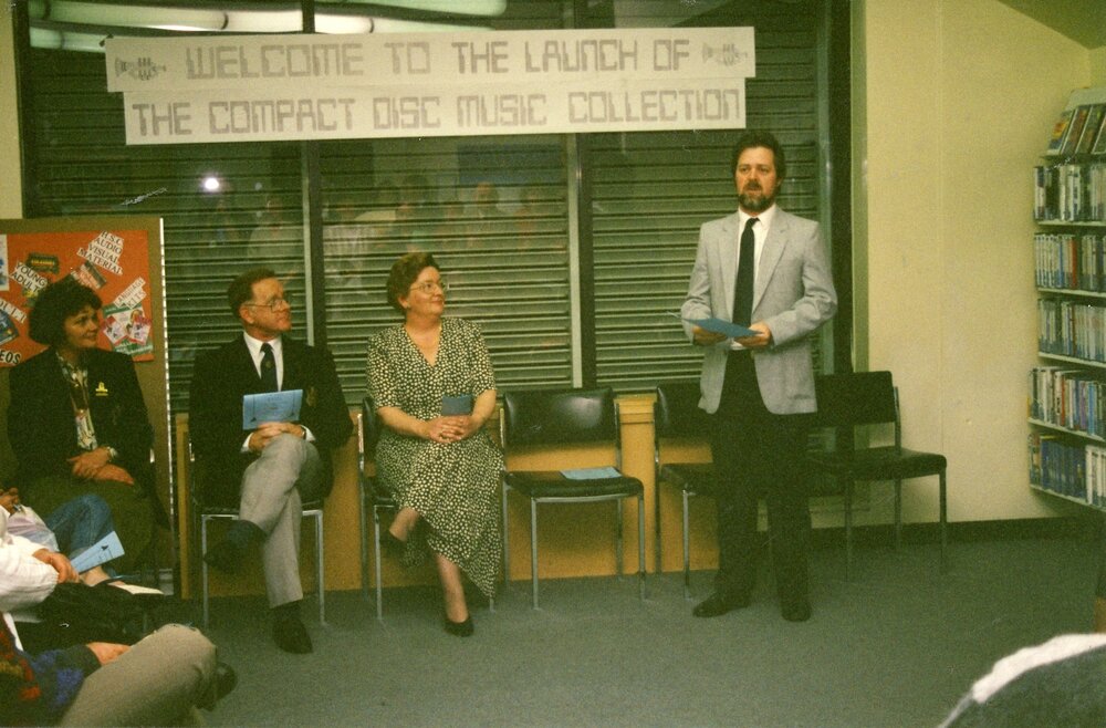 Compact Disc Collection launch at Max Webber Library