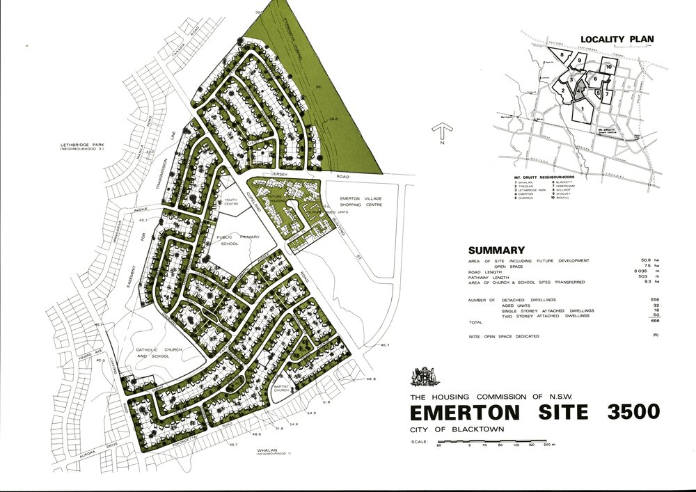 Emerton Site 3500, City of Blacktown, 1980s