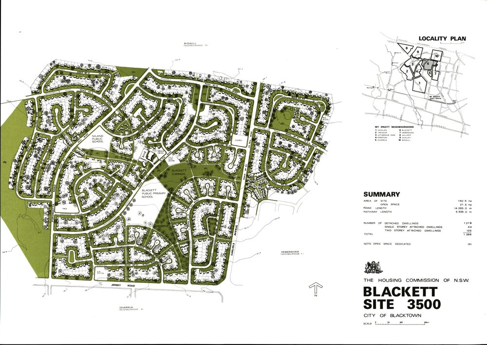 Blackett Site 3500, City of Blacktown, 1980s