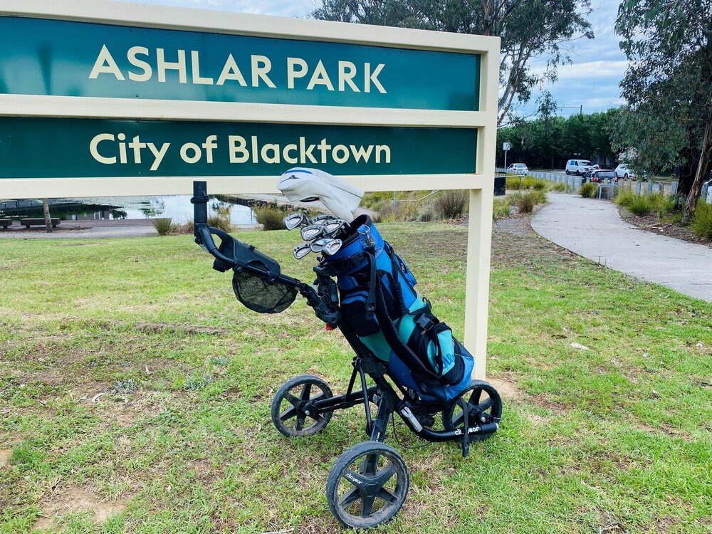 Sign for Ashlar Park, Blacktown