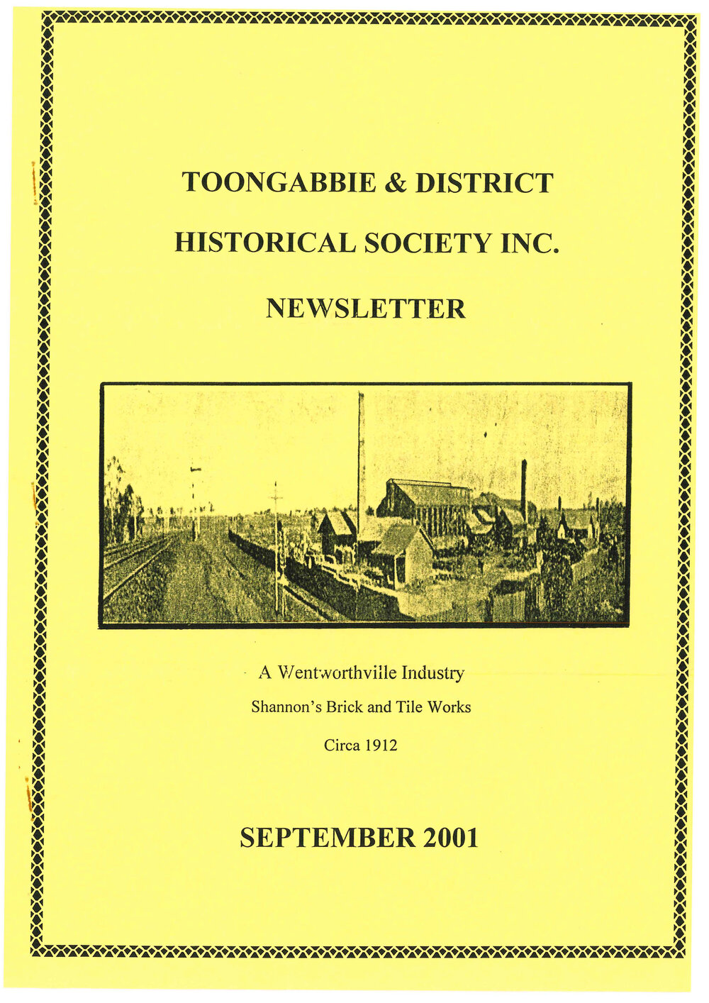 Toongabbee Times, September 2001