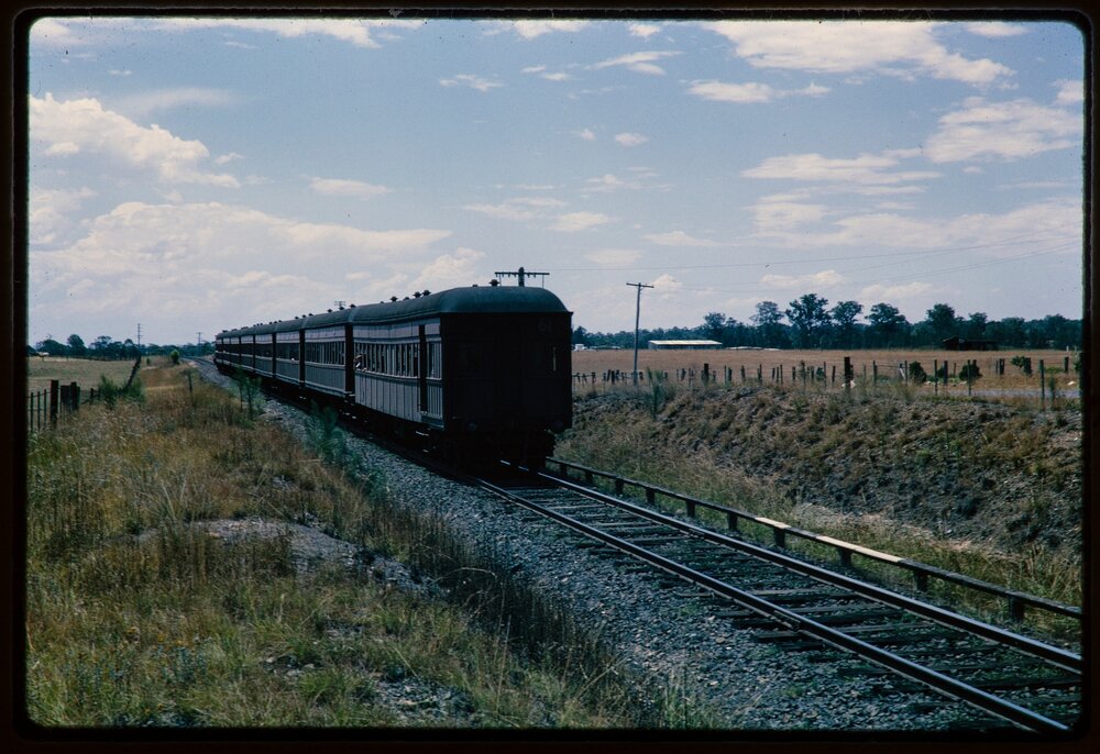 Train on Blacktown Richmond railway line