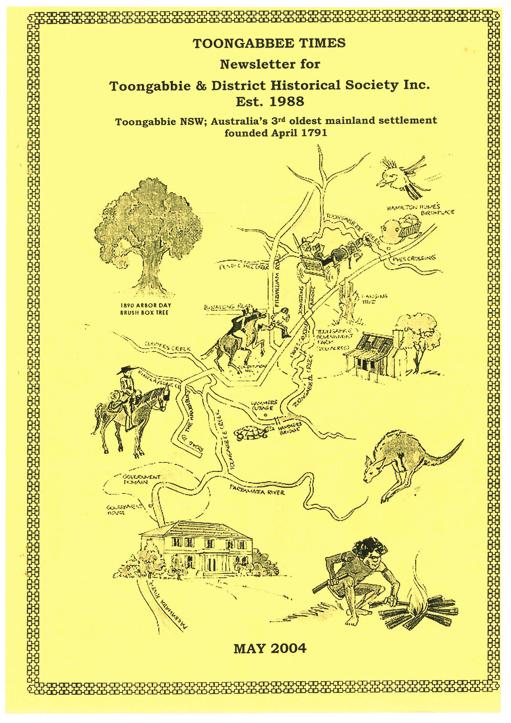 Toongabee Times, Toongabbie &amp; District Historical Society Newsletter, May 2004