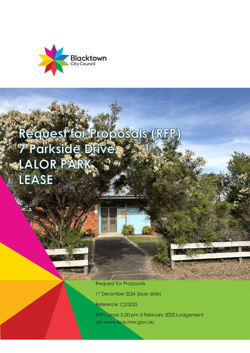 Request for Proposals (RFP) 7 Parkside Drive Lalor Park Lease, 2024