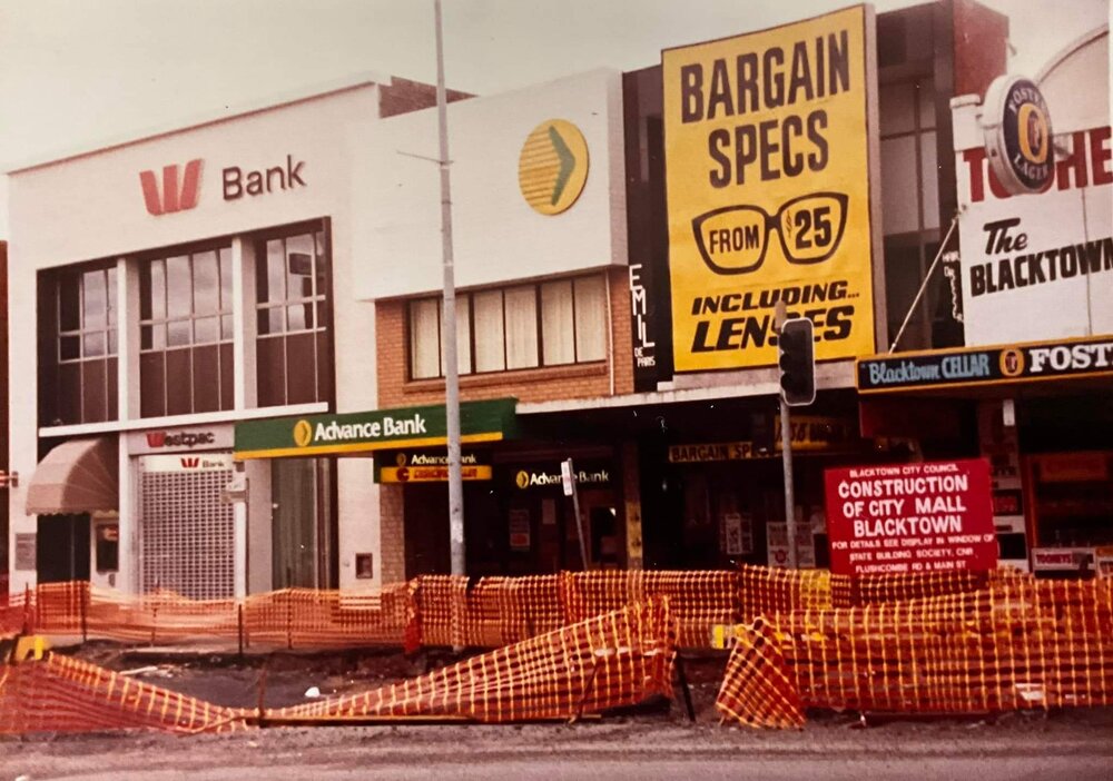 Construction of City Mall, Main Street, Blacktown