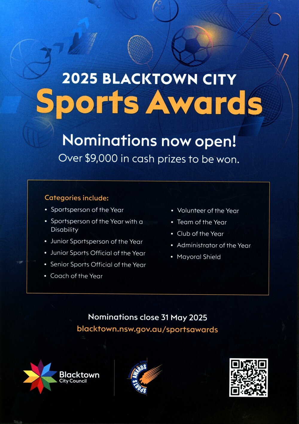 Blacktown City Sports Awards, 2025 
