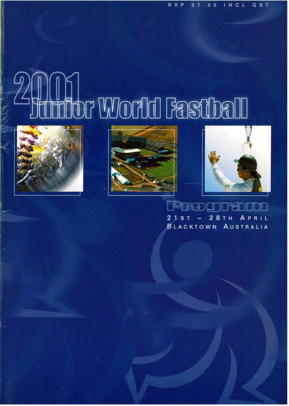 Junior Men's Fastball World Championship program, 2001