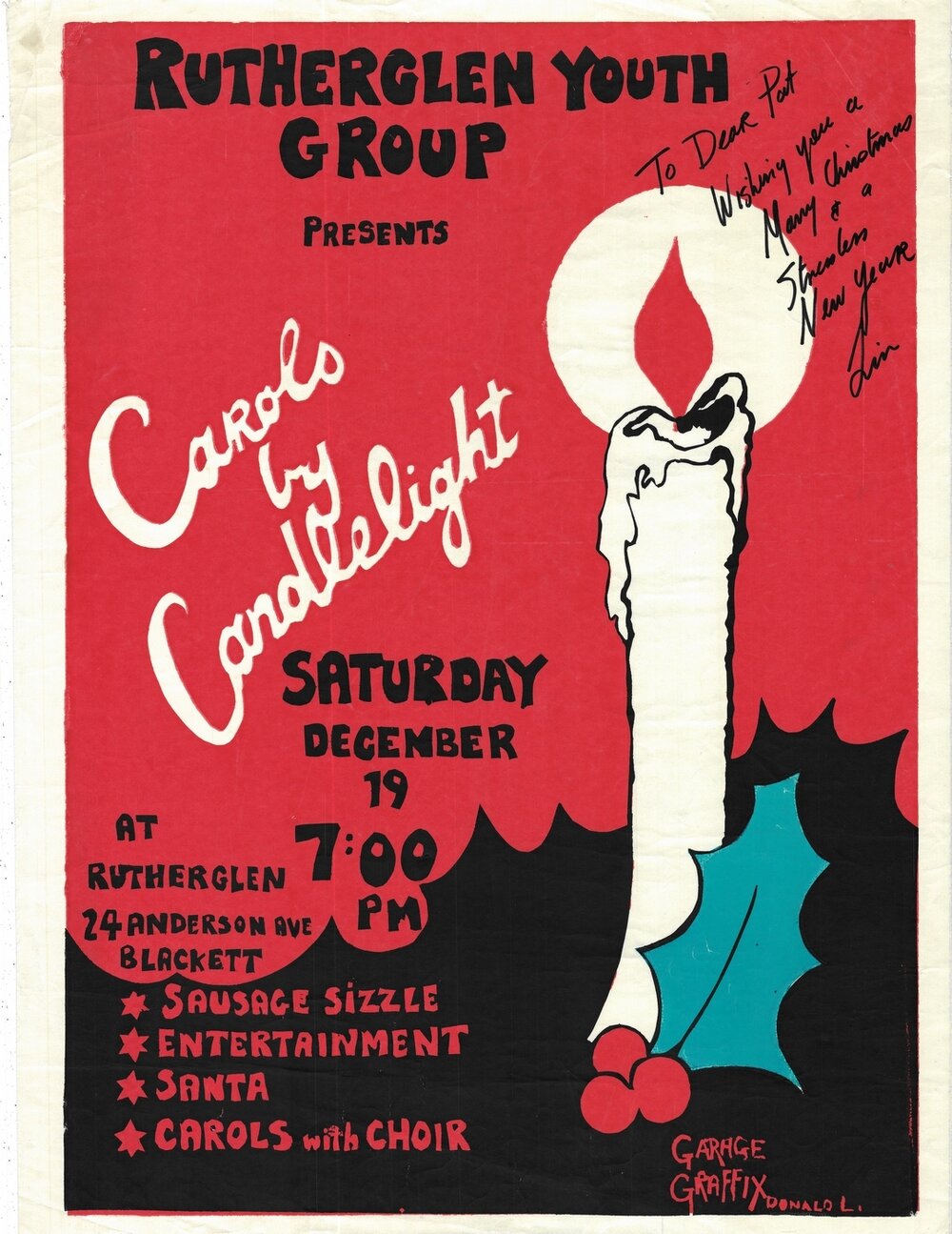 Carols by Candlelight, Blackett