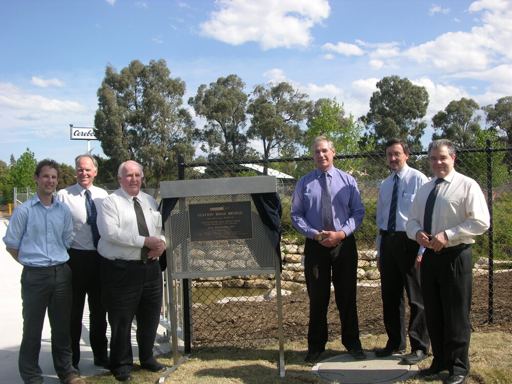 Official opening of Station Road bridge, Seven Hills, 2007