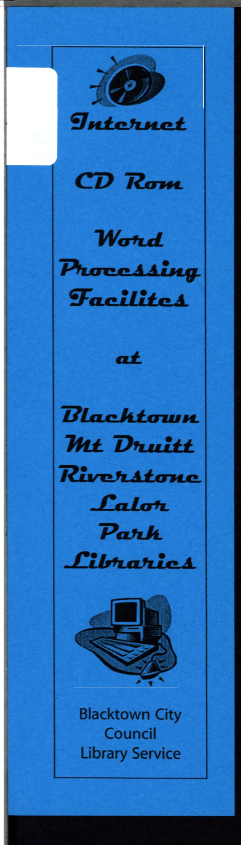 Blacktown City Libraries bookmarks, c2004