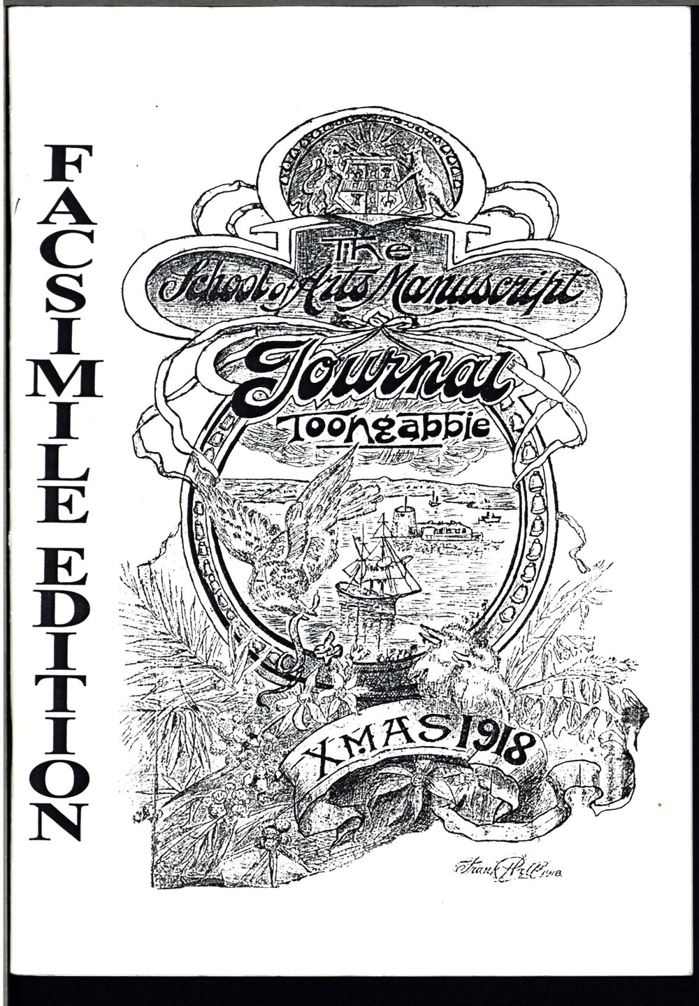 School of Arts Manuscript Journal Toongabbie, Xmas 1918
