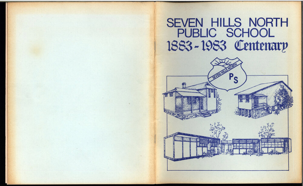 Seven Hills North Public School Centenary book, 1883-1983