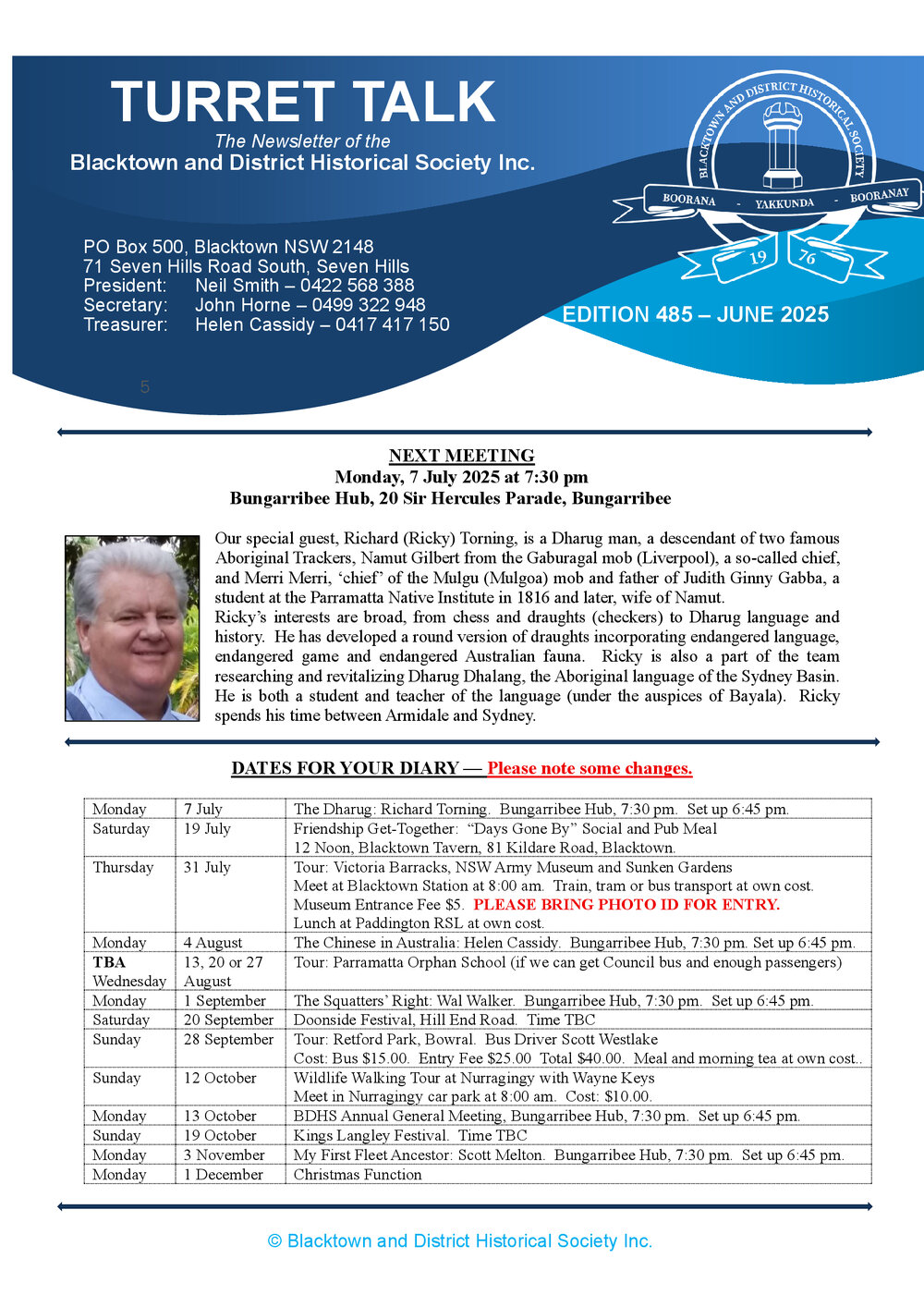 Turret Talk, Edition 485 - June 2025