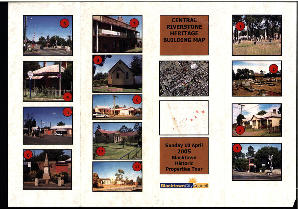 Central Riverstone heritage building map, 2005