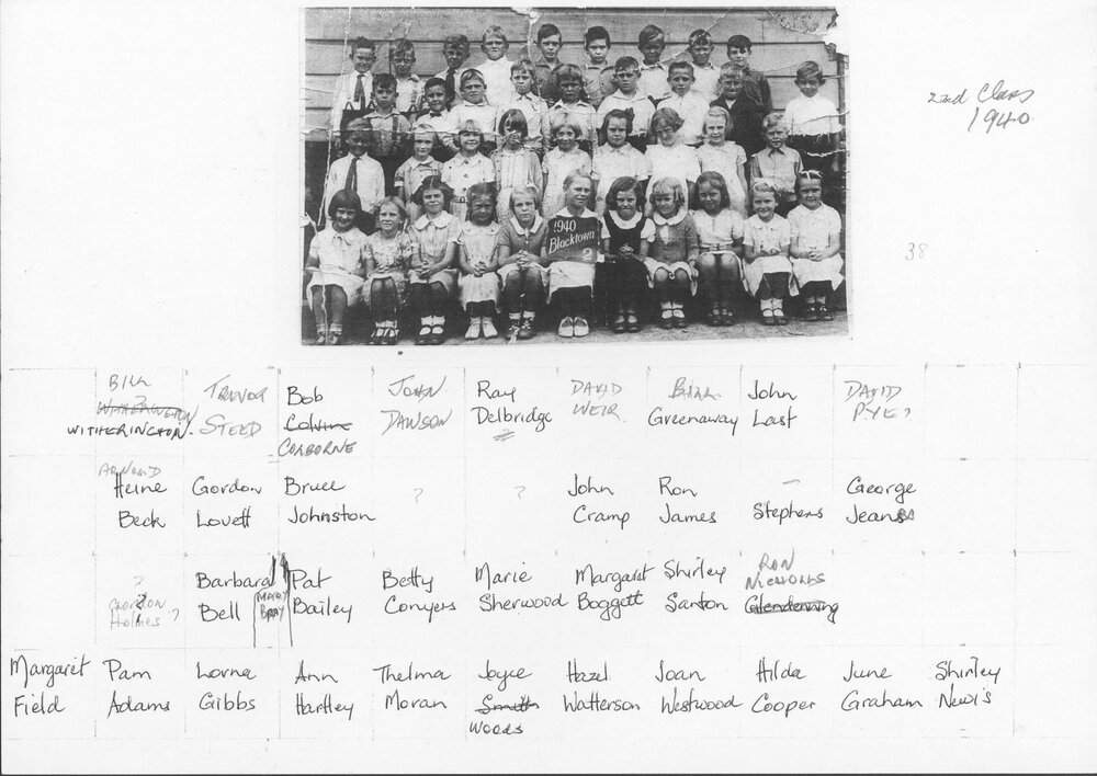 Blacktown Public School, 1940 Class 2