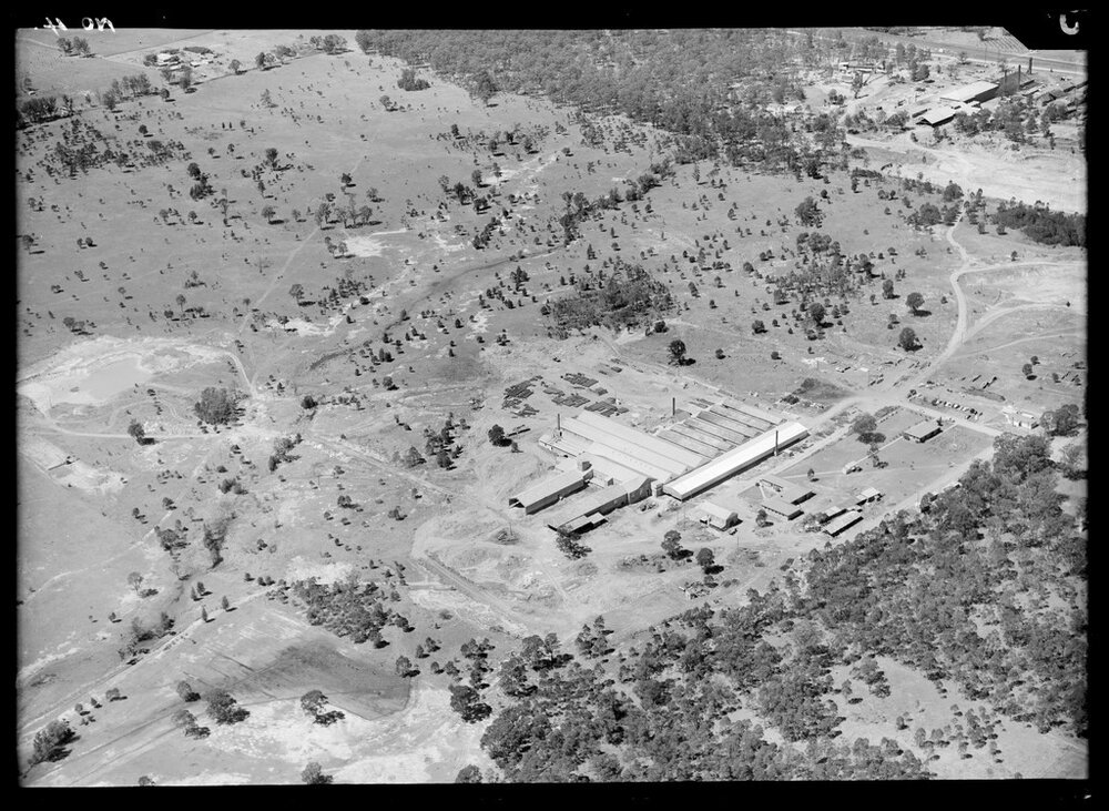  Aerial view of Doonside Tile Works, Doonside