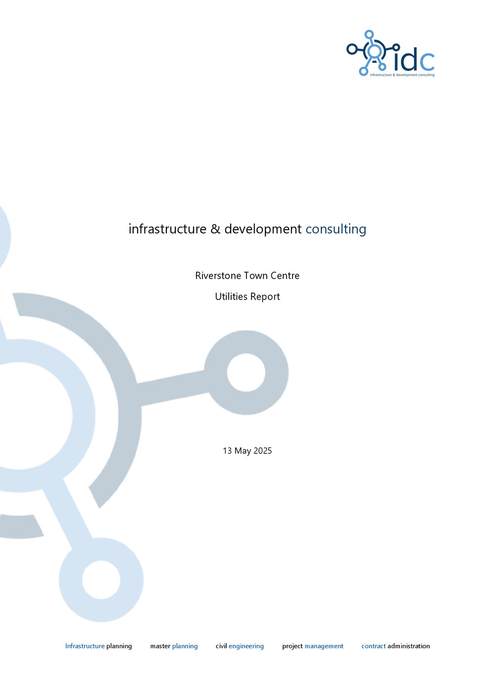 Riverstone Town Centre Utilities report, 2025 - DRAFT 