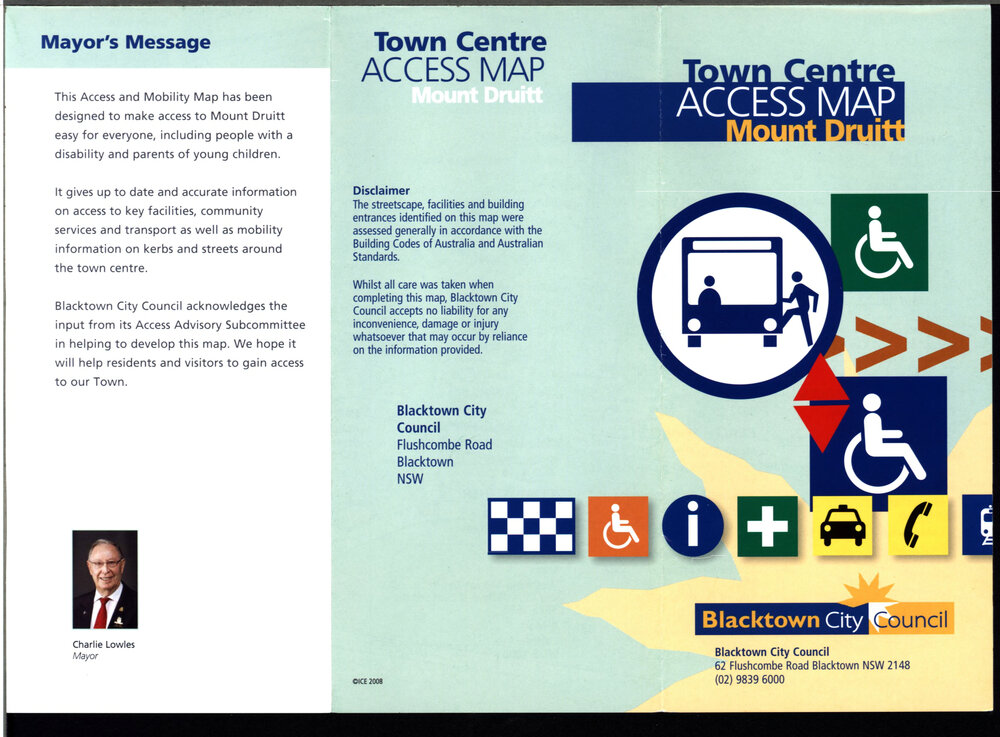 Mount Druitt Town Centre Access Map, 2008
