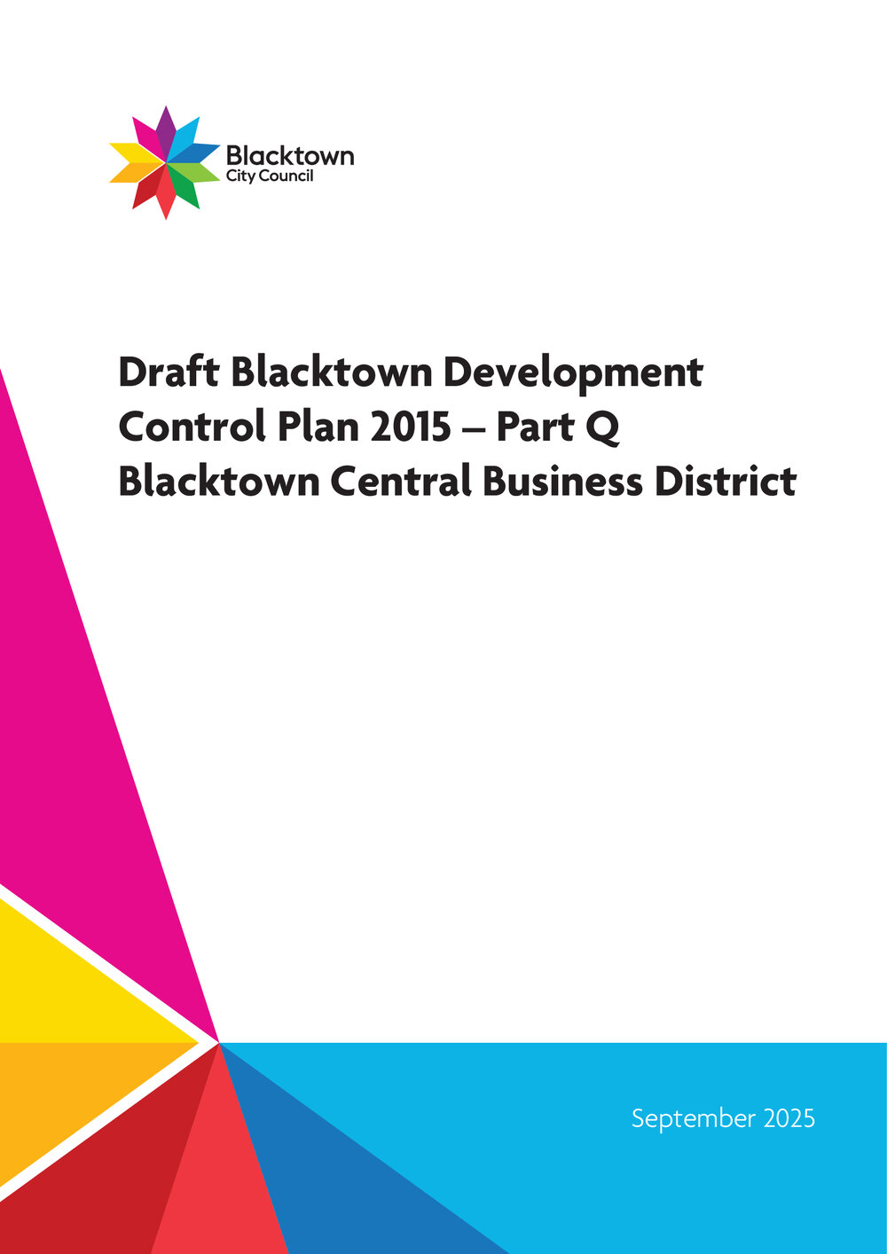 Blacktown Development Control Plan 2015 - Part Q CBD, 2025 DRAFT