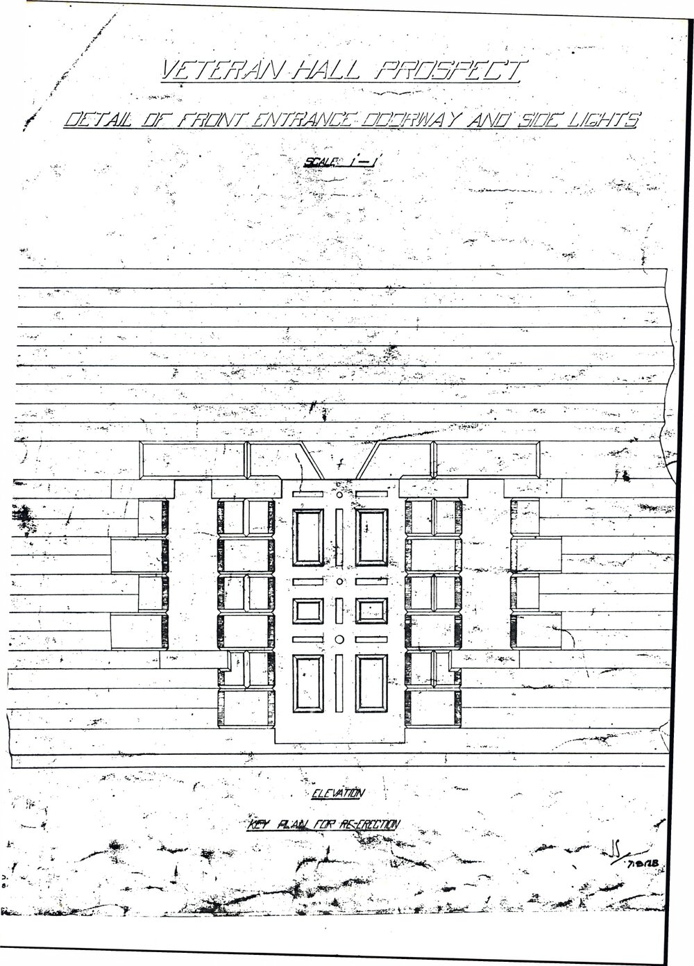 Plan of Veteran Hall, Prospect