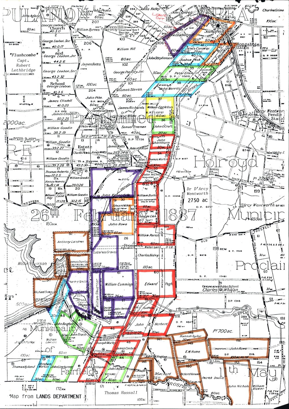 Pre 1810 Land Grants in Prospect