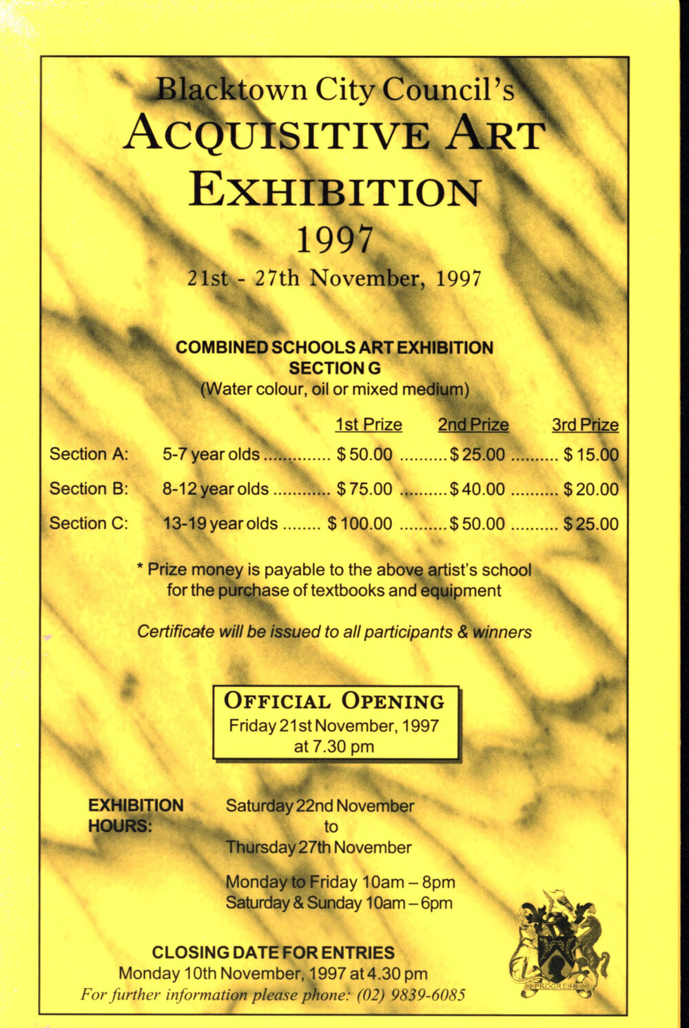 1997 Blacktown City Council Acquisitive Art Exhibition