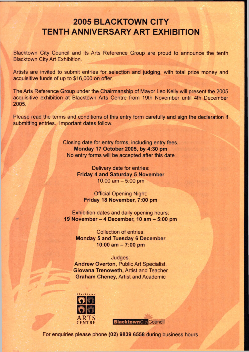 2005 Blacktown City Tenth Anniversary Art Exhibition