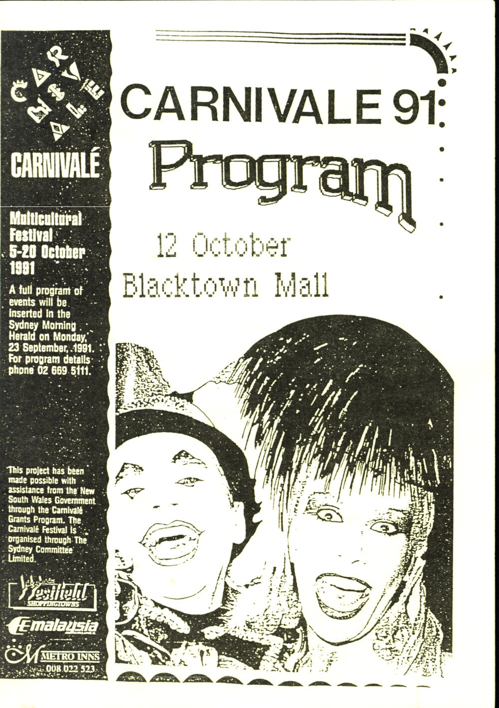 Carnivale 91 Program - Blacktown