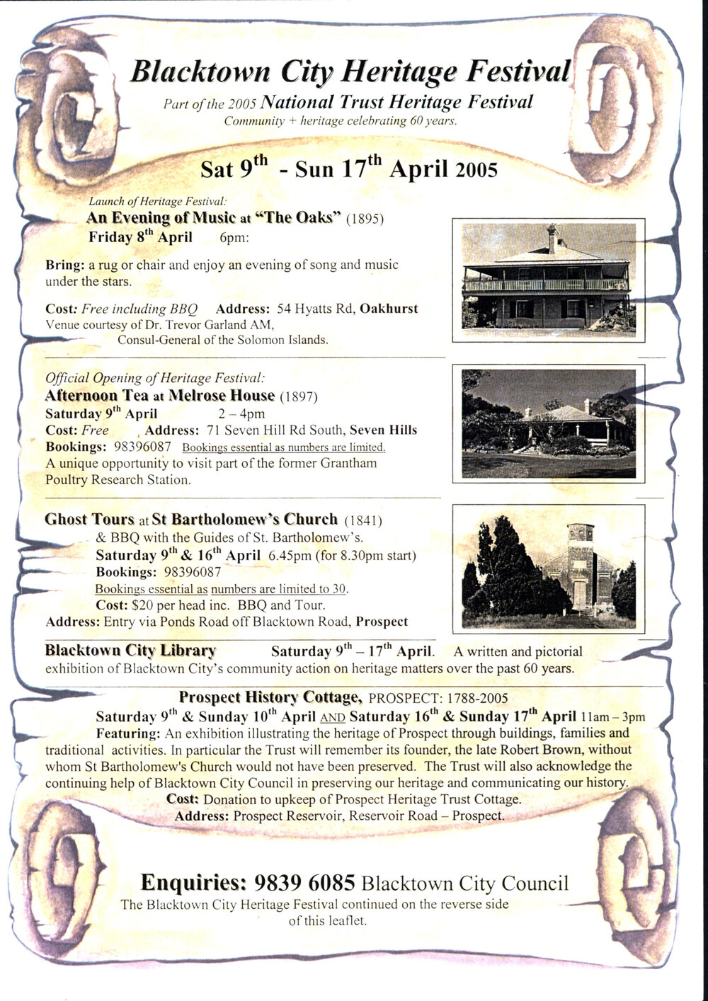 Blacktown City Heritage Festival 2005