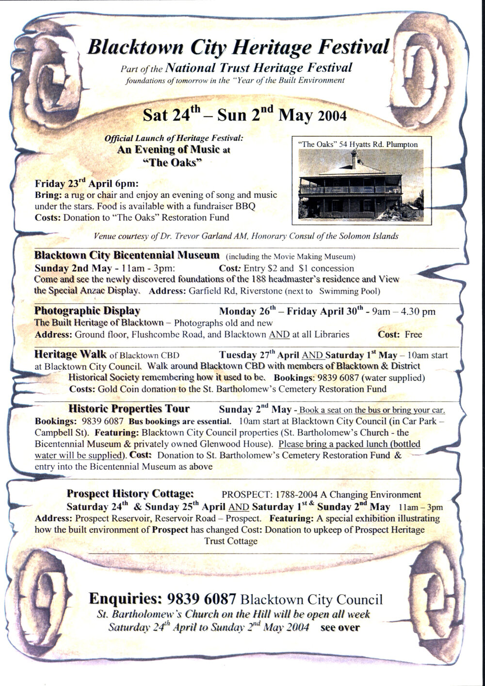 Blacktown City Heritage Festival 2004